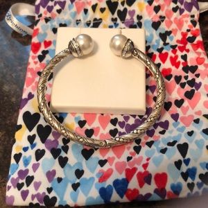 Brighton pearl charm bracelet